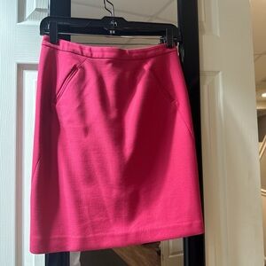 LOFT petite Hot pink mini skirt with pockets